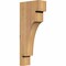 Ekena Millwork Mediterranean Smooth Corbel, Western Red Cedar, 3 1/2"W x 8"D x 20"H COR04X08X20MED00SWR - alternate 1